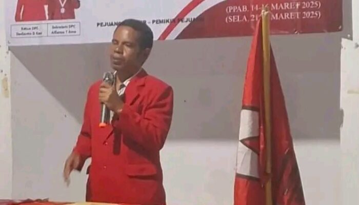 Ketua PA GMNI SBD, Marten Roga Ate: Kader GMNI Harus Tahan Banting, Bukan Hadir Sekejap Lalu Hilang